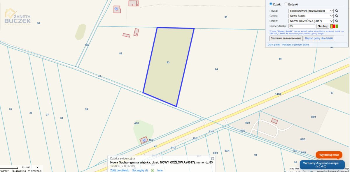 Działka usługowo-przemysłowa 8 100 m² z mediami - inwestycje Nowy Kozłów Pierwszy  8 100m2 Foto 1