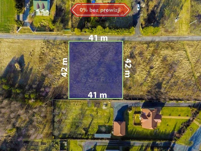 Działka 1710 m2 w cichej okolicy, media w drodze Chorzenice, Leśna  1 710m2 Foto 1