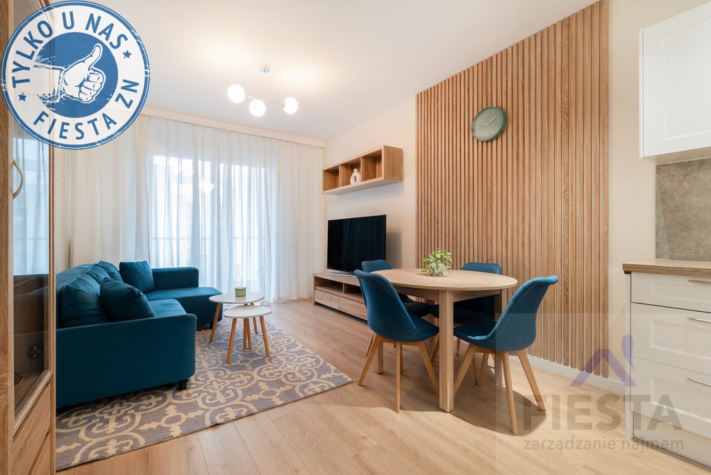 Zapraszam do wynajmu 2-pokojowego apartamentu 39,63 m² w Gdańsku Gdańsk, Letnica, Aleksandra Rożankowskiego  40m2 Foto 1