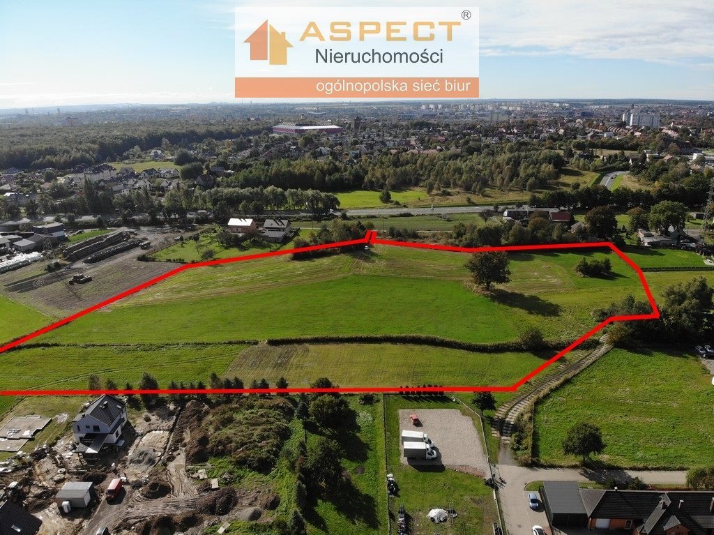 Działka budowlana 919 m² w Gliwicach Żerniki z mediami Gliwice, Żerniki  919m2 Foto 1