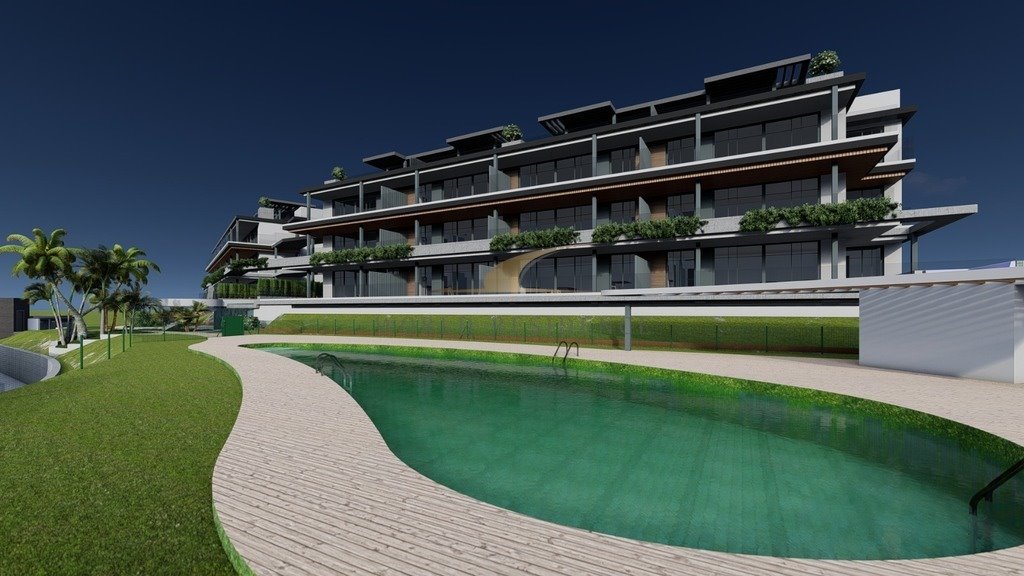 Nowoczesny apartament z panoramicznym widokiem na morze Hiszpania, Estepona  127m2 Foto 1