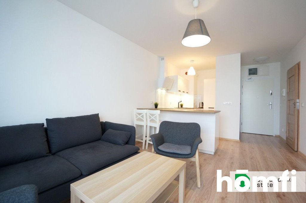Nowoczesne 42m2 mieszkanie na Krzykach z garażem i balkonem Wrocław, Krzyki, Piękna  42m2 Foto 1