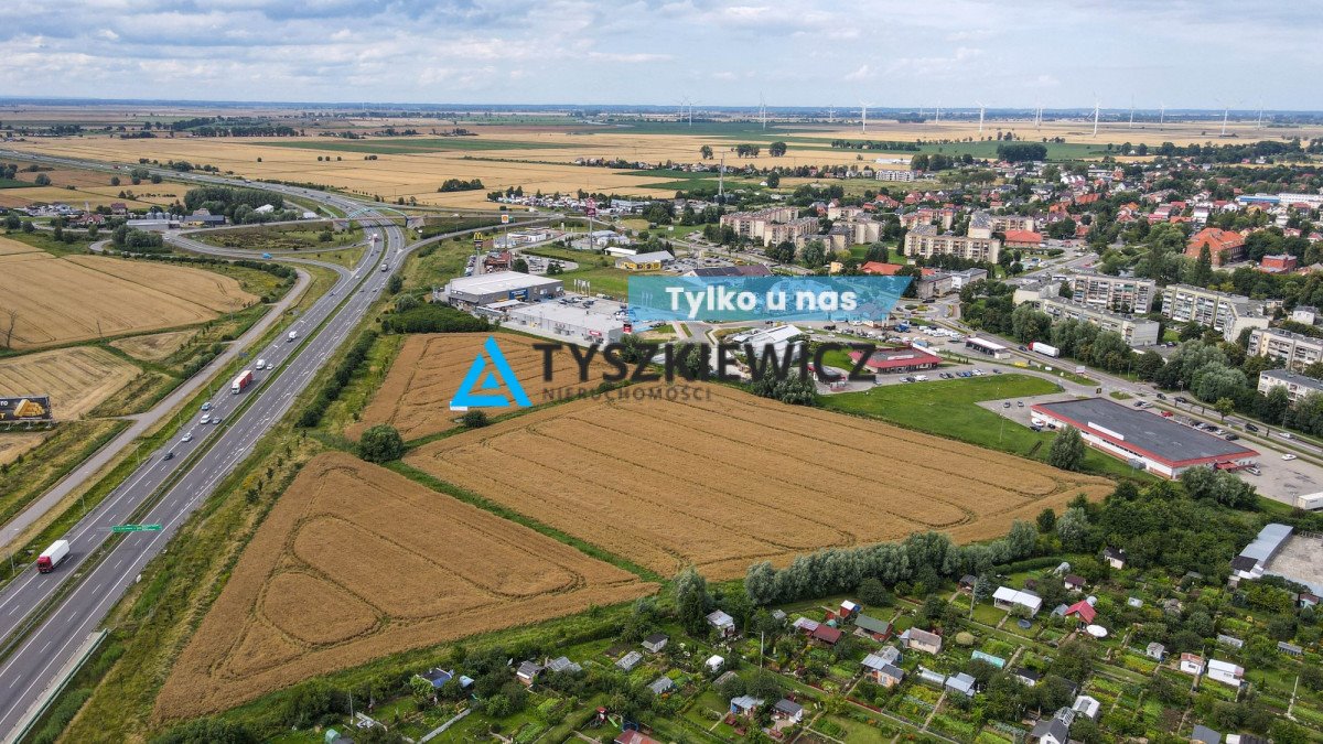 Działka inwestycyjna przy S7 w centrum Nowego Dworza Gdańskiego Nowy Dwór Gdański, Warszawska  33 563m2 Foto 1