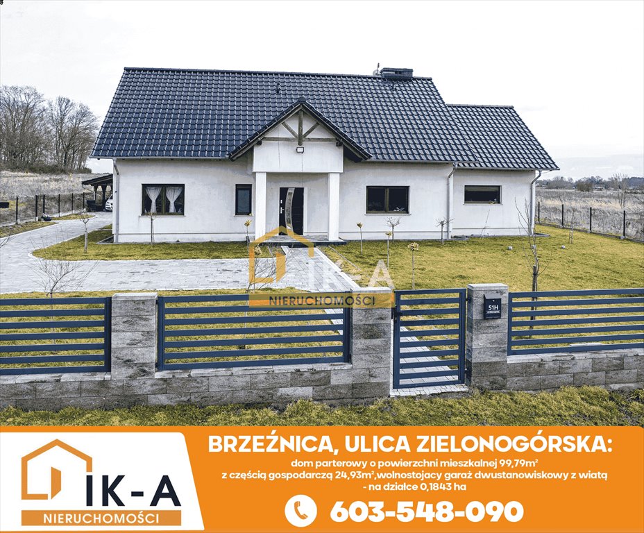 Dom na sprzedaż Brzeźnica, Brzeźnica, Zielonogórska  125m2 Foto 1
