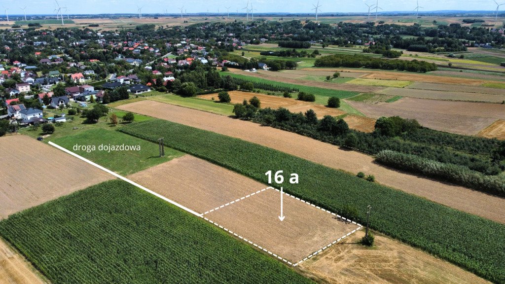 Atrakcyjna działka 16 arów w Soninie z mediami i planem domu Sonina  1 600m2 Foto 1