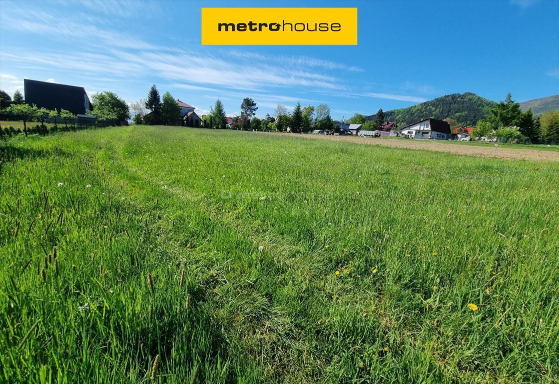 Działka 1110 m² z widokiem na Skrzyczne i Beskidy Słotwina  1 110m2 Foto 1