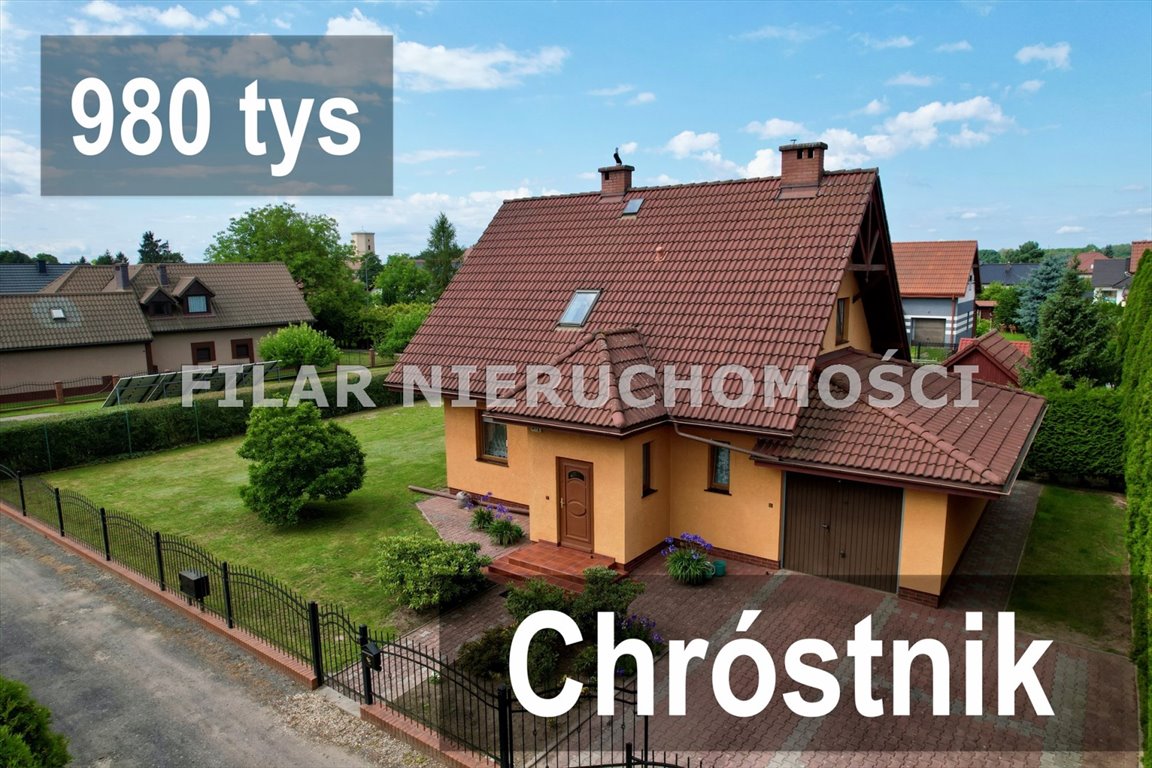 Zapraszam do domu 118 m² z garażem i kuchnią letnią Chróstnik  118m2 Foto 1