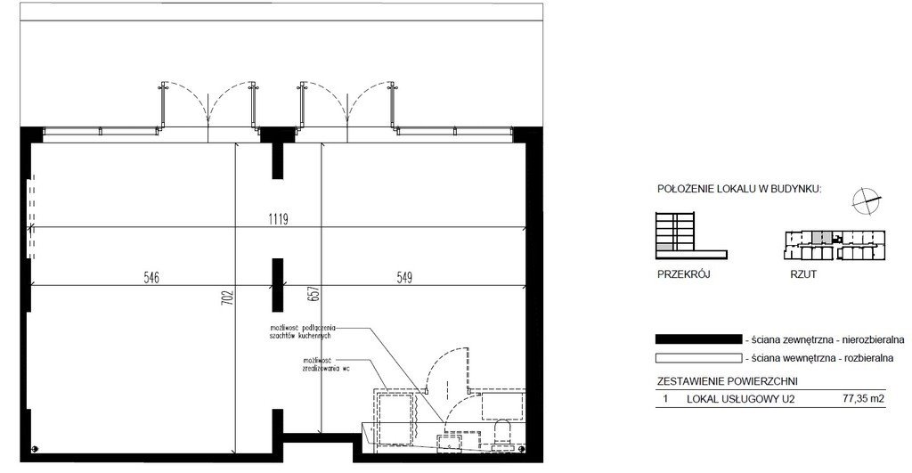 Lokal użytkowy na wynajem Nowy Dwór Mazowiecki, Pułkownika Witolda Pileckiego  78m2 Foto 4