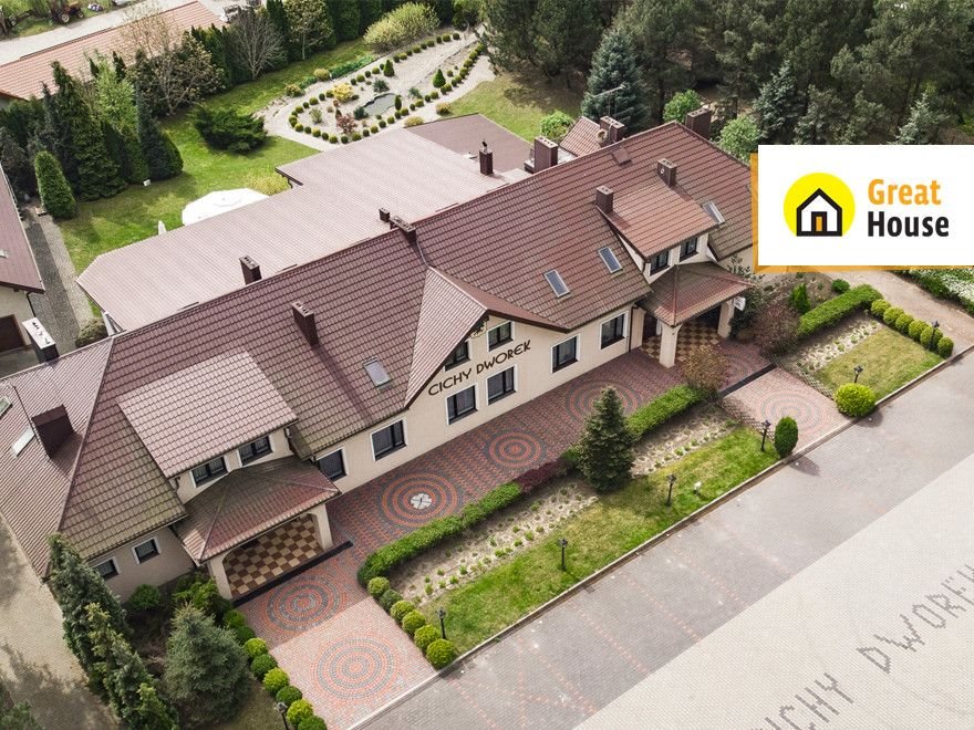 Unikalny Zajazd z hotelem i salami tanecznymi 700 m2 Dzielna  700m2 Foto 1