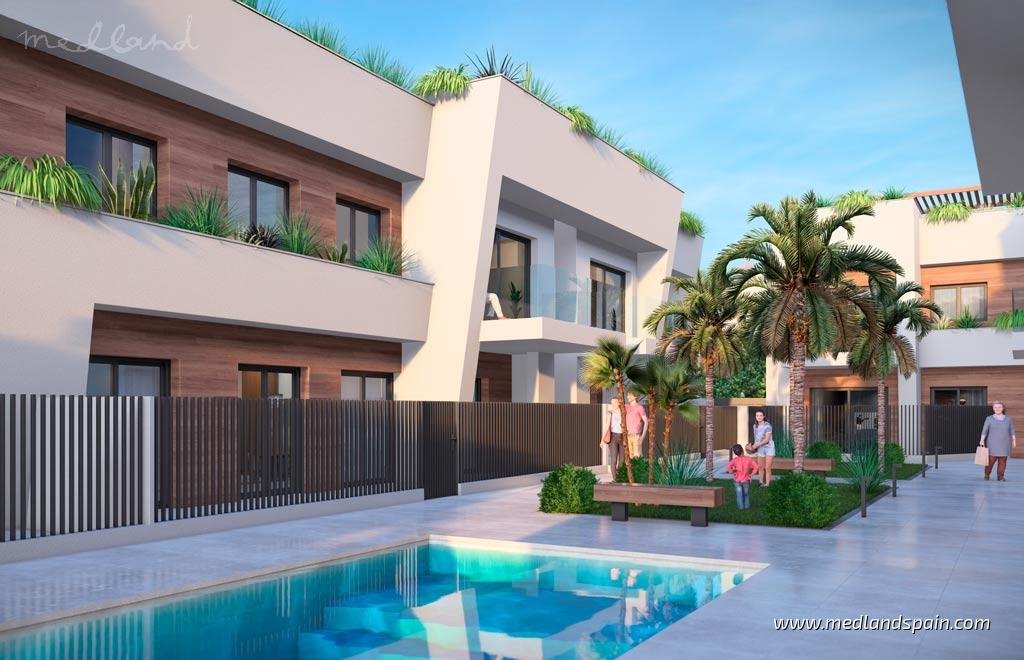 Nowoczesne mieszkanie z tarasem i solarium w Torre Pacheco Hiszpania, Torre Pacheco  63m2 Foto 1