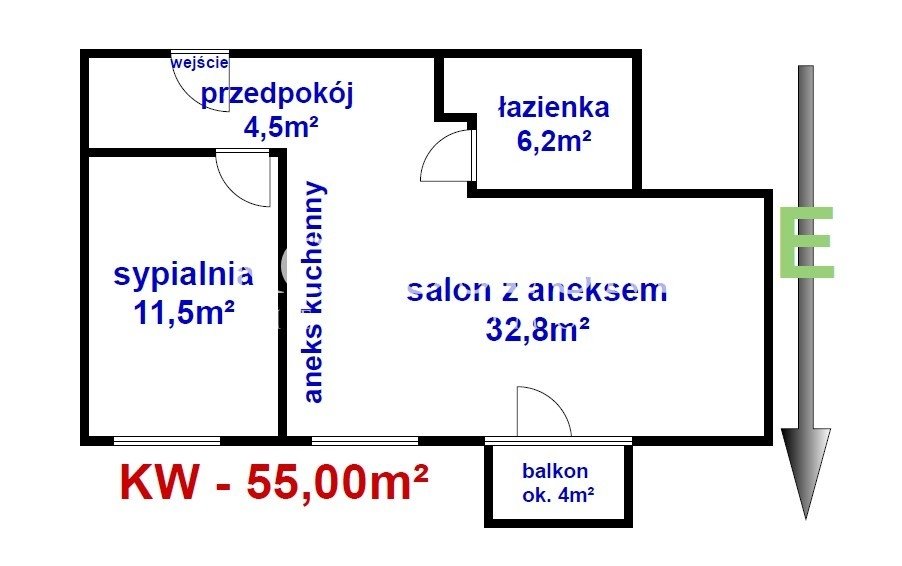 Mieszkanie dwupokojowe na sprzedaż Piaseczno, Nowa Iwiczna, Złotej Kaczki  55m2 Foto 12