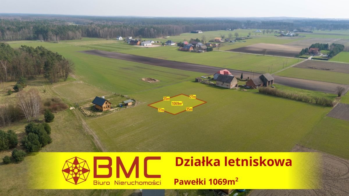 Działka budowlana na sprzedaż Pawełki  944m2 Foto 1