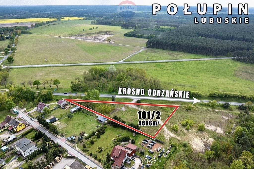 Działka budowlana na sprzedaż Połupin, Krośnieńska  4 086m2 Foto 5