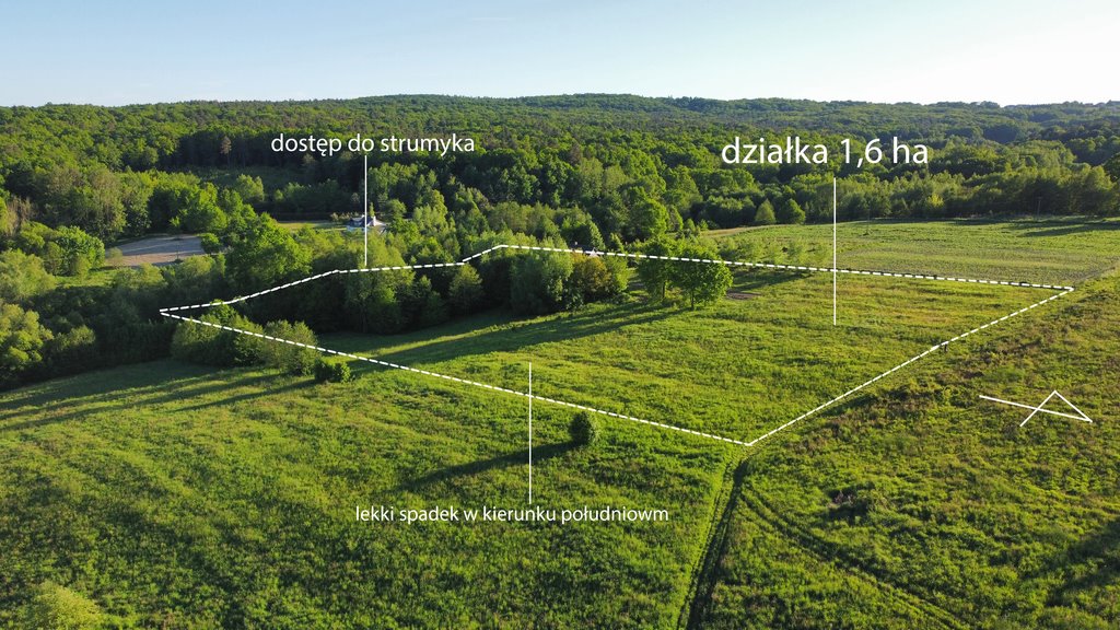 Działka budowlana na sprzedaż Hermanowa  16 000m2 Foto 1