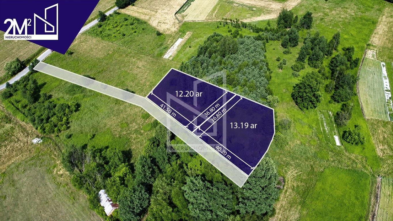 Działki budowlane w Trzeboś, 1220 m2, spokój i rekreacja Sokołów Małopolski, Trzeboś  1 220m2 Foto 1
