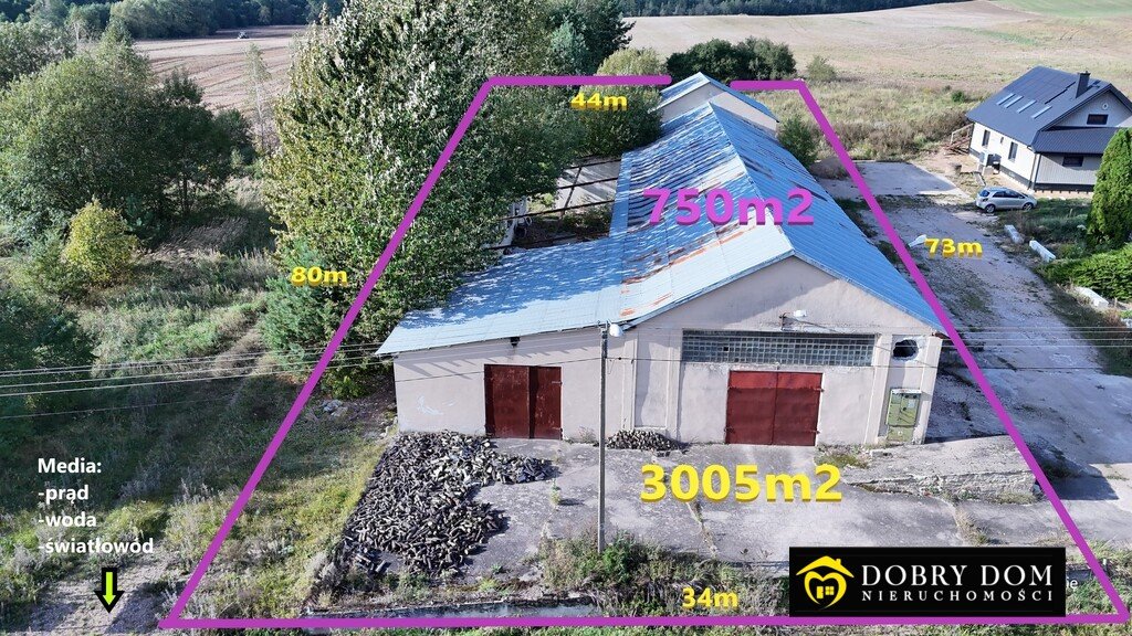 Lokal użytkowy 750 m² w Zamczysk (blisko drogi S19) Zamczysk  750m2 Foto 1