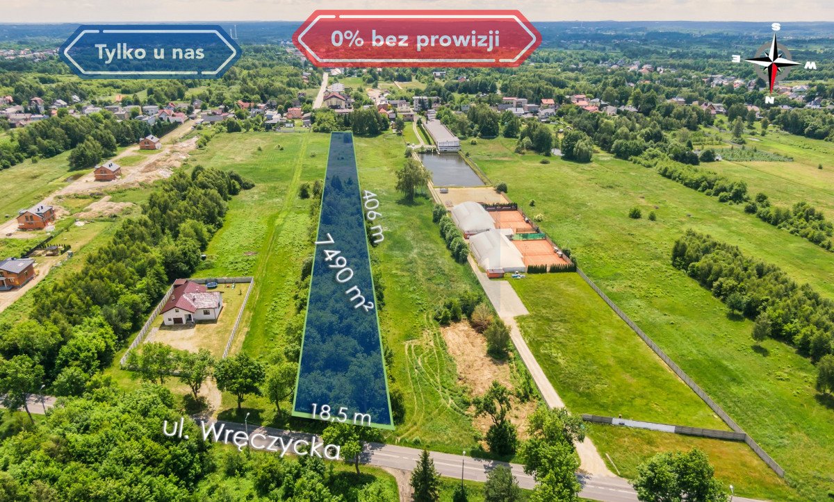 Działka budowlana na sprzedaż Częstochowa, Lisiniec, Wręczycka  7 502m2 Foto 1