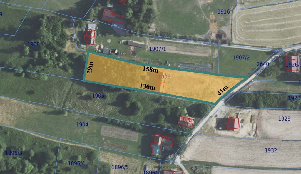 41 arów z domem i lasem – idealna inwestycja w Korczynie Korczyna, Stanisława Pigonia  4 100m2 Foto 1