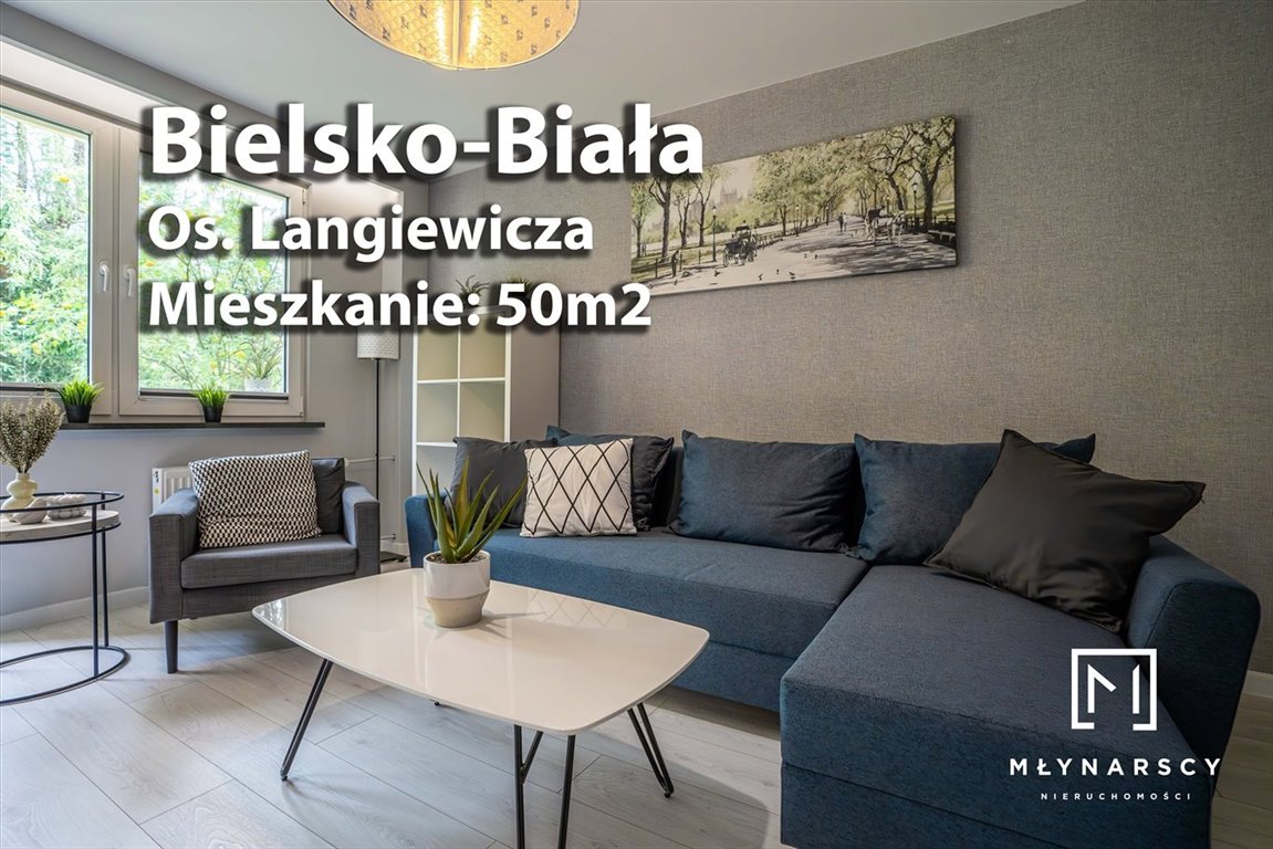 Mieszkanie dwupokojowe na wynajem Bielsko-Biała, Langiewicza  50m2 Foto 1