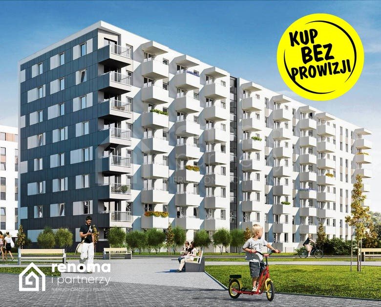 Polecam nowe 2-pokojowe mieszkanie 39,25 m² w Poznaniu Rataje Poznań, Rataje  39m2 Foto 1