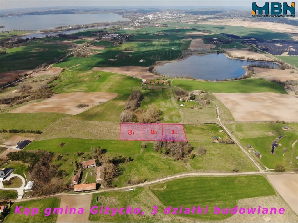 Działka budowlana 3543 m² w Kąpie – idealna pod dom i rekreację Kąp, Kąp  3 543m2 Foto 1