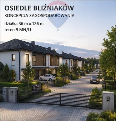 Działka inwestycyjna pod osiedle bliźniaków z potencjałem 8 lokali Puszcza Mariańska, Akacjowa  4 680m2 Foto 1