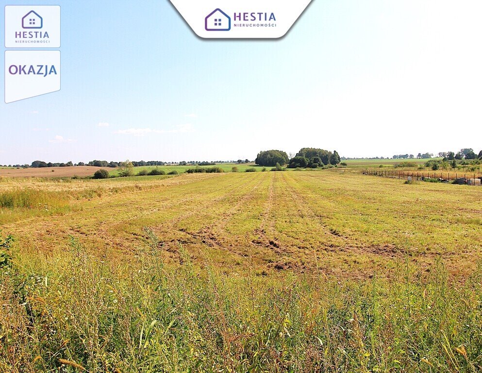 Działka budowlana 1001 m² z warunkami zabudowy i pełnym uzbrojeniem Gleźno  1 001m2 Foto 1