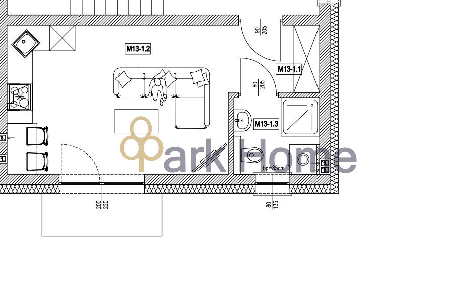 Mieszkanie dwupokojowe na sprzedaż Święciechowa  25m2 Foto 6