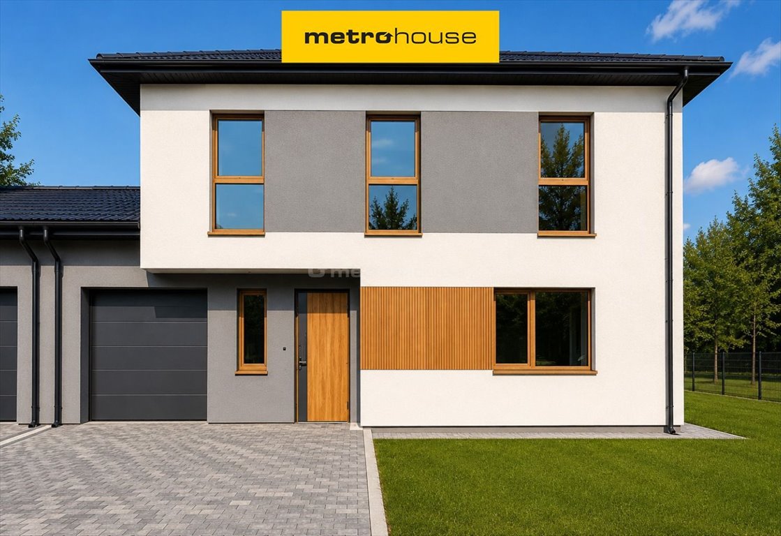 Zapraszam do obejrzenia nowoczesnego bliźniaka 132 m² z garażem i 5 pokojami Budy-Grzybek  132m2 Foto 1