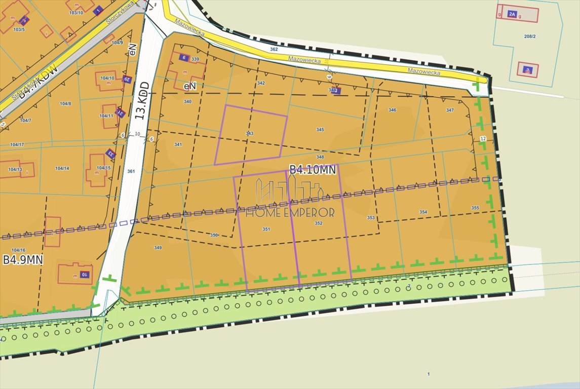 Działka 1906 m² w Rajszewie - media przy granicy Rajszew, Storczykowa  1 906m2 Foto 1