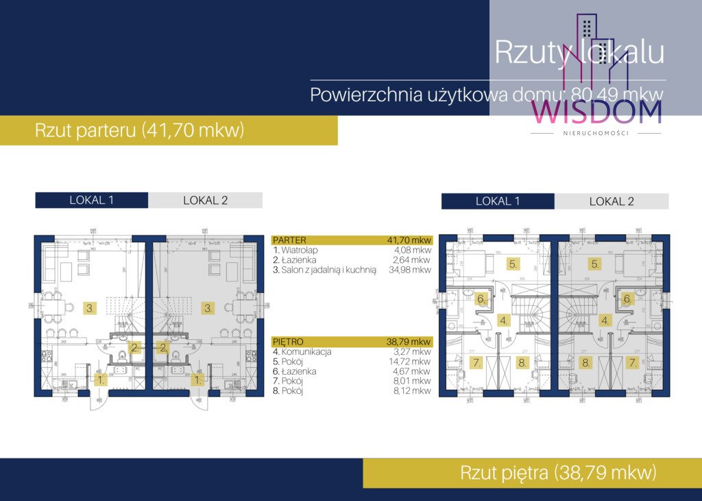 Mieszkanie czteropokojowe  na sprzedaż Olsztyn  80m2 Foto 7