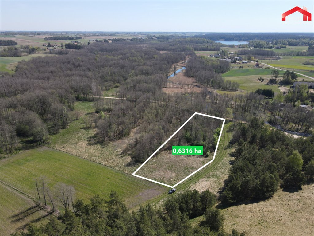 Zapraszam do działki 0,63 ha nad Rospudą z potencjałem rekreacyjnym Kotowina  6 316m2 Foto 1