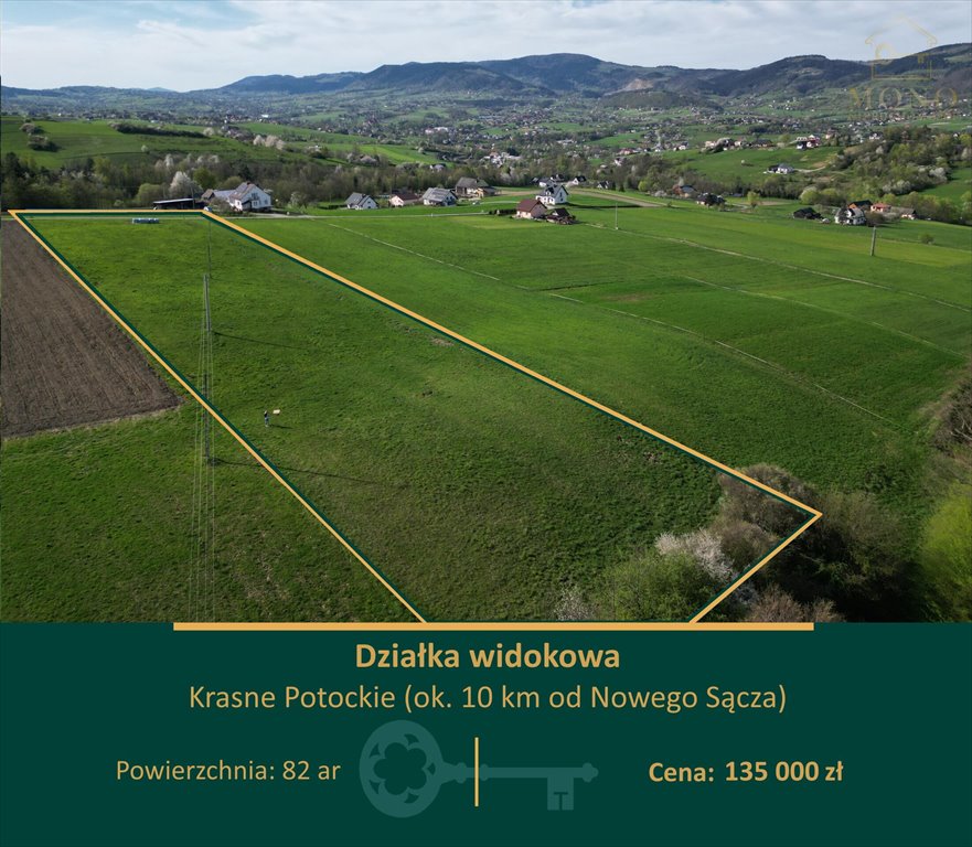 Działka rolna na sprzedaż Krasne Potockie  8 200m2 Foto 1