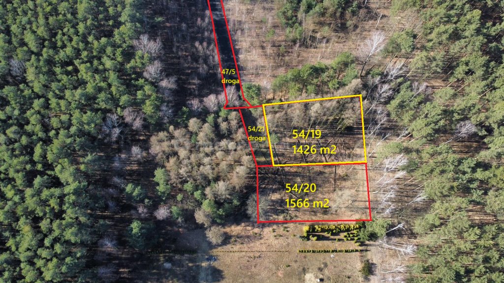 Działki budowlane w Słowaku, 2992 m², media, las Słowak  1 426m2 Foto 1