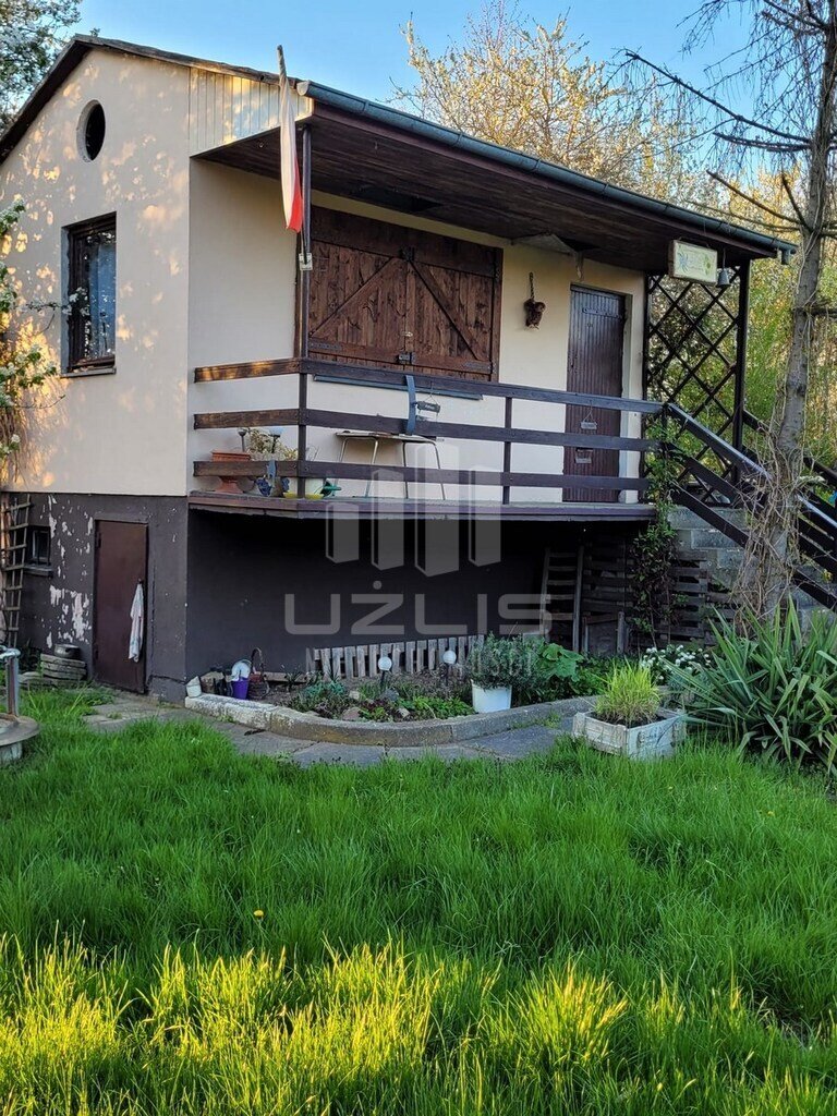 Do sprzedania działka z murowanym domkiem 25 m² w Gdańsku Gdańsk, Łanowa  397m2 Foto 1