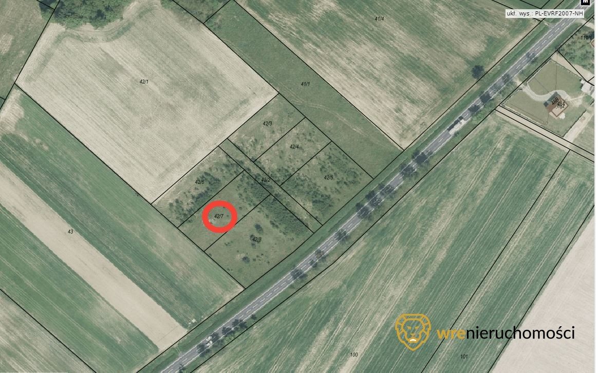 Działka 1473 m² pod zabudowę jednorodzinną w Drołtowicach Drołtowice  1 473m2 Foto 1