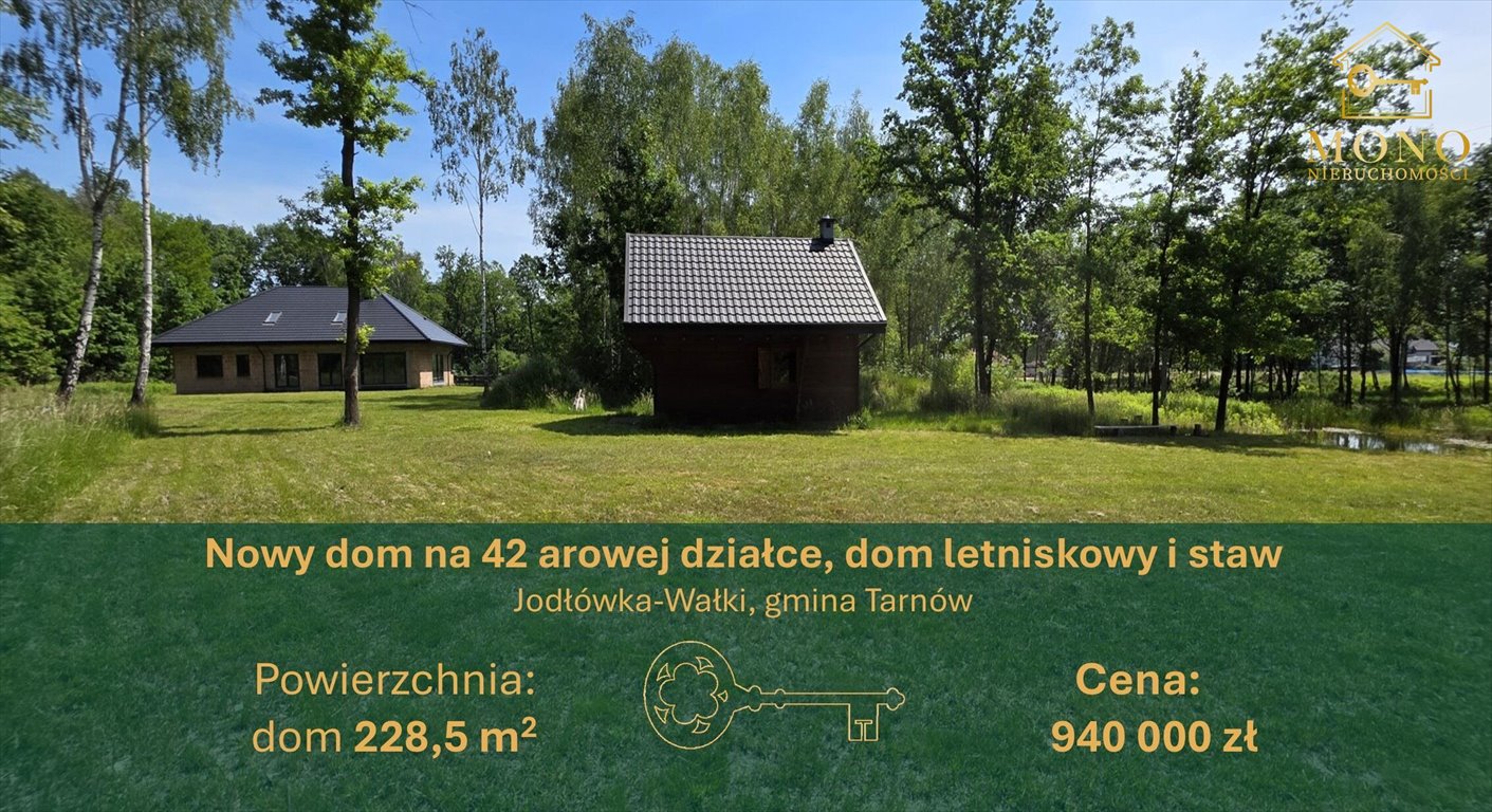 Na sprzedaż przestronny dom 229 m² z własnym stawem i góralskim domkiem Jodłówka-Wałki  229m2 Foto 1
