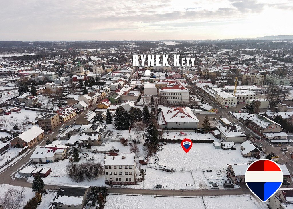Działki inwestycyjne w centrum Kęt, 1940 m², rozbiórka Kęty, Jana III Sobieskiego 14  1 940m2 Foto 1