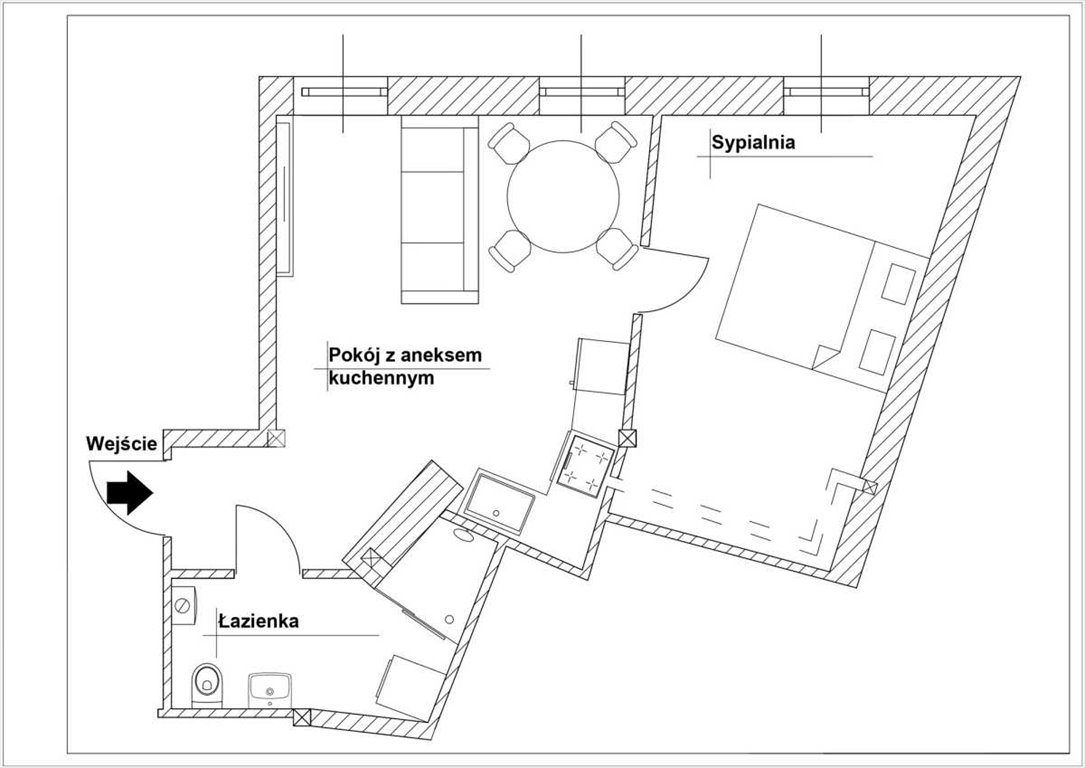 Mieszkanie dwupokojowe na sprzedaż Świdnica  42m2 Foto 11