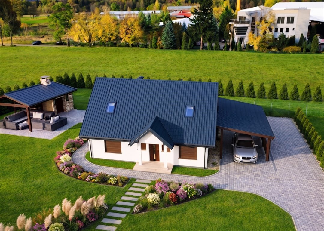 Do sprzedania nowoczesny dom z widokiem na Śnieżkę 138 m² Miłków, Wiśniowa 26  138m2 Foto 1