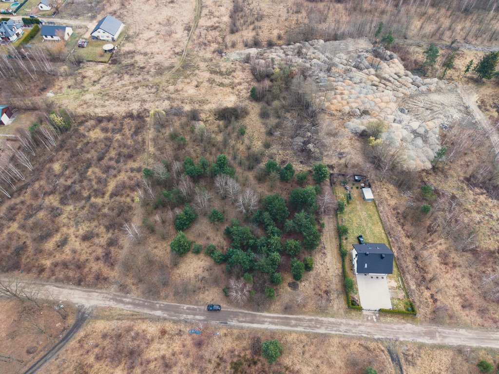 Działka w Stróży gm. Andrespol z lasem i mediami Stróża, Wiktora Czajewskiego  2 225m2 Foto 1