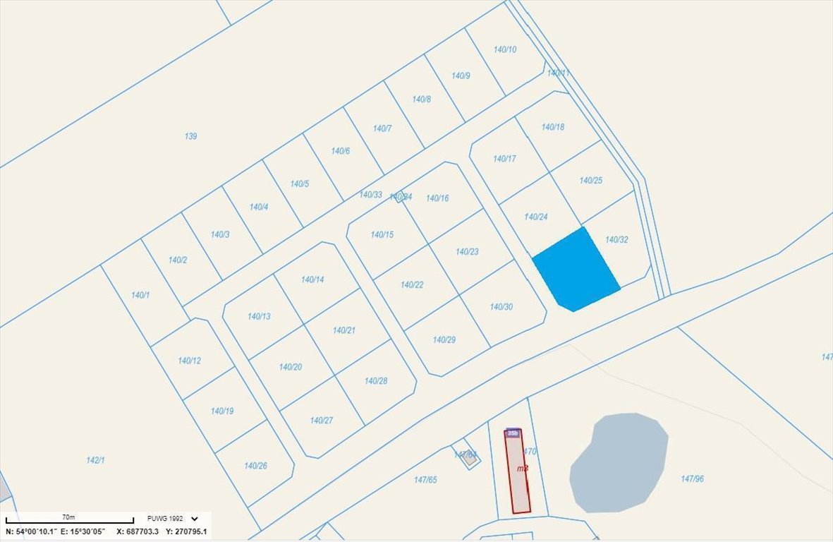 Działka budowlana na sprzedaż Gorawino, Gorawino  1 201m2 Foto 1