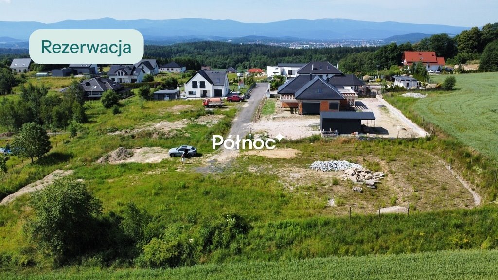 Działka 2053 m² z widokami na Karkonosze i Pogórze Kaczawskie Dziwiszów, Zielone Wzgórze  2 053m2 Foto 1