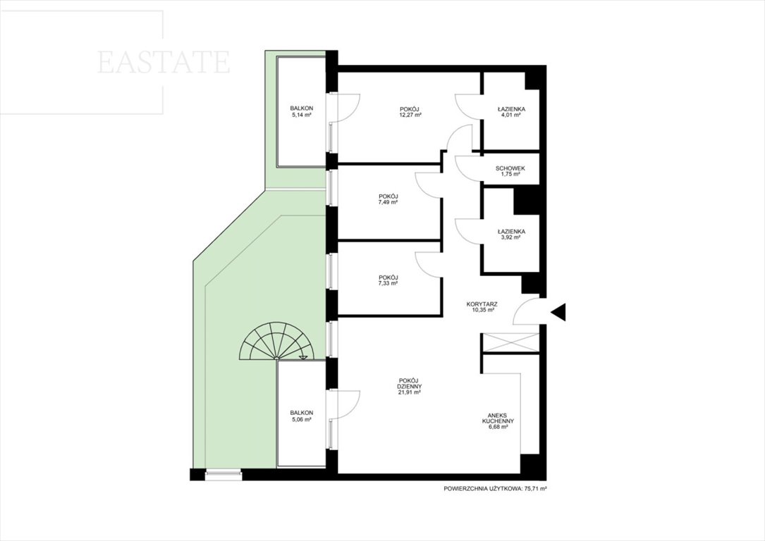 Mieszkanie czteropokojowe  na sprzedaż Warszawa, Białołęka, Mirabelki  76m2 Foto 1
