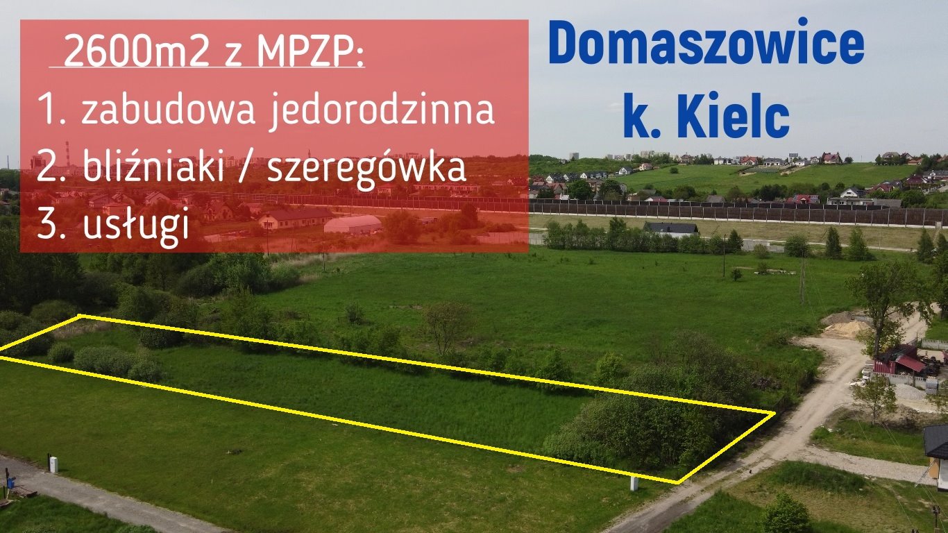 Działka budowlana na sprzedaż Domaszowice  2 600m2 Foto 2