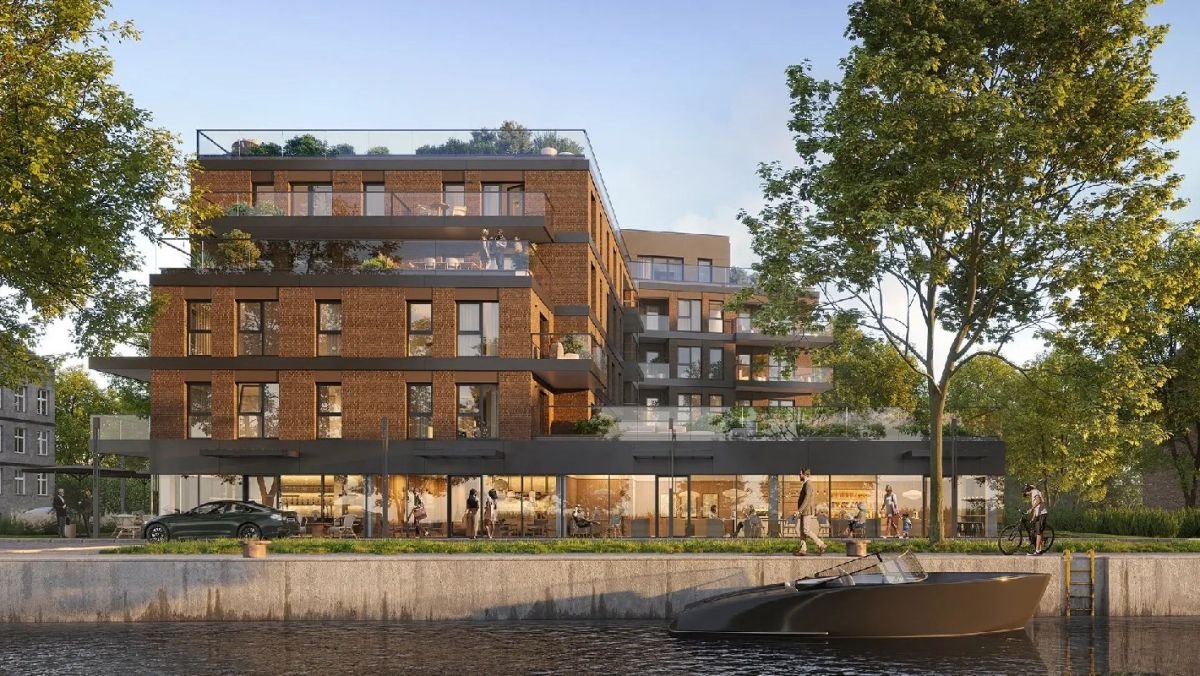 Do sprzedania nowoczesny apartament 3 pok. nad Motławą w Gdańsku Gdańsk, Śródmieście, Wiosny Ludów  70m2 Foto 1