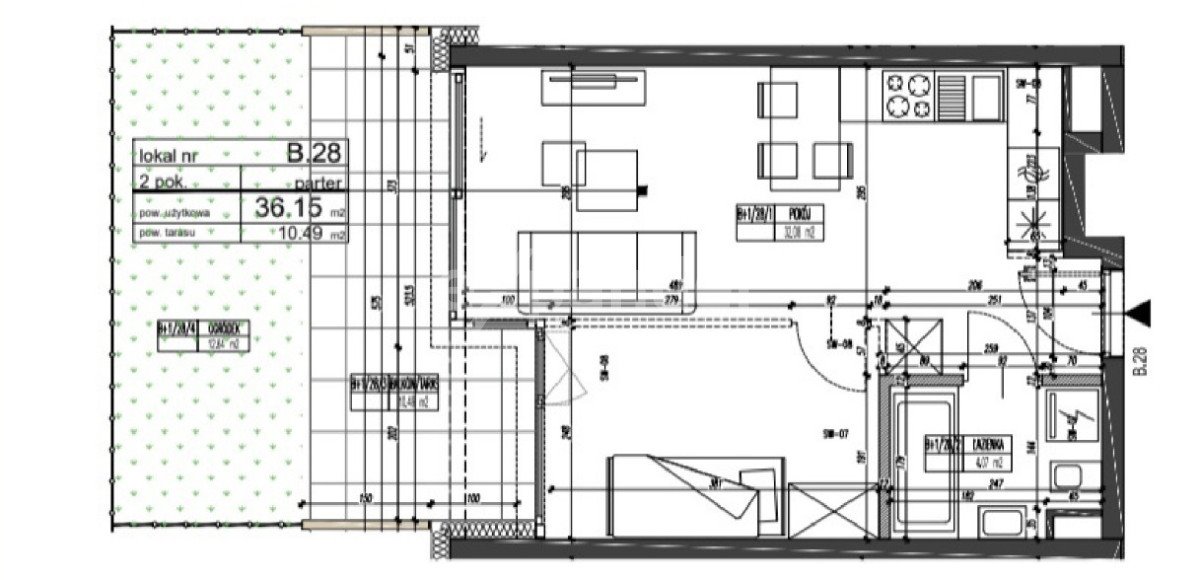 Lokal użytkowy na sprzedaż Olsztyn  36m2 Foto 4