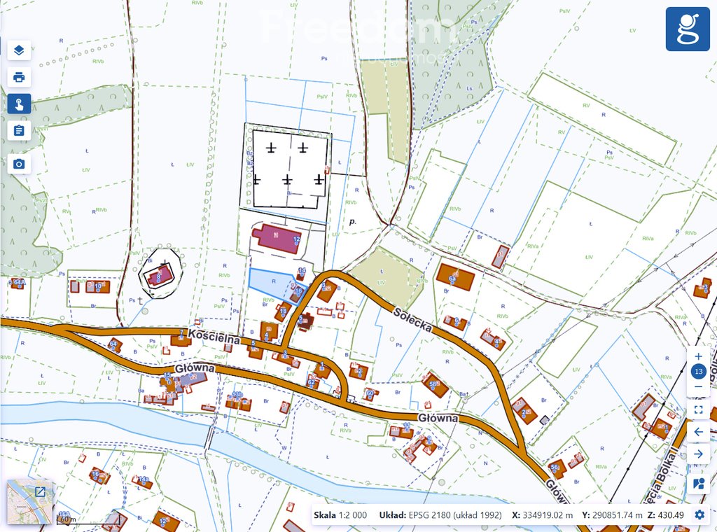 Działka budowlana na sprzedaż Marciszów, Sołecka  1 125m2 Foto 2