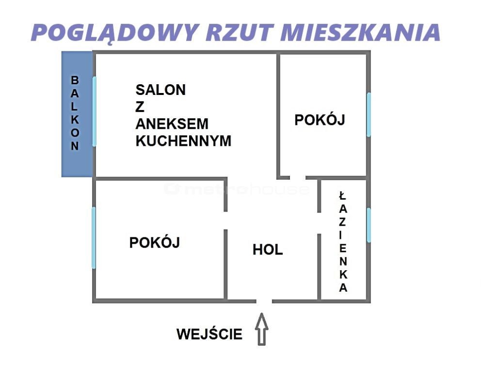 Mieszkanie trzypokojowe na sprzedaż Puck, Wałowa  54m2 Foto 15