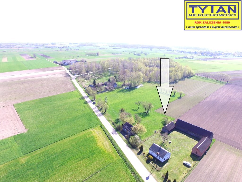 Działka budowlana 1117 m2 z mediami, spokojna okolica Budne  1 117m2 Foto 1